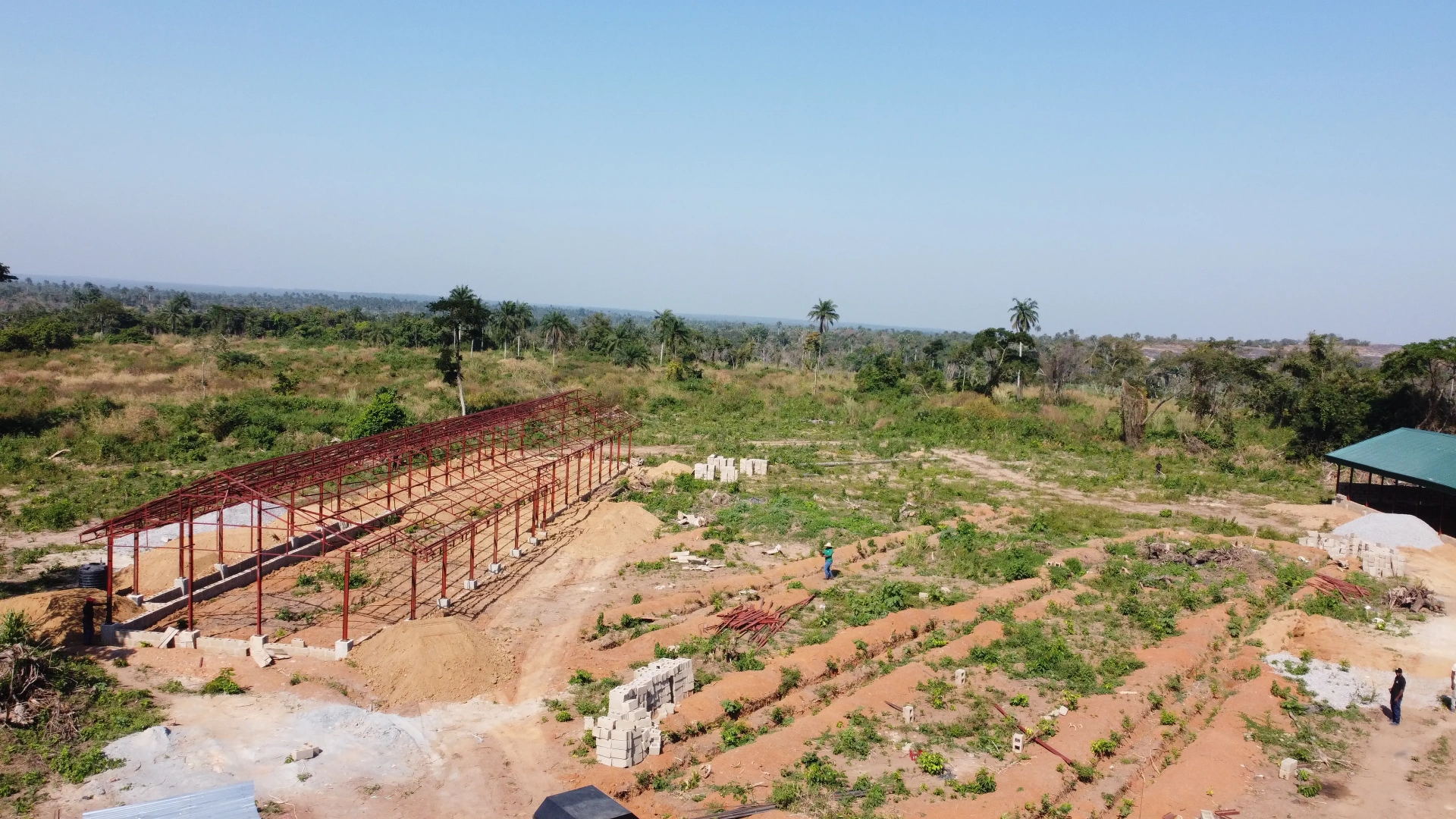 Eden Agro City aerial view of construction site